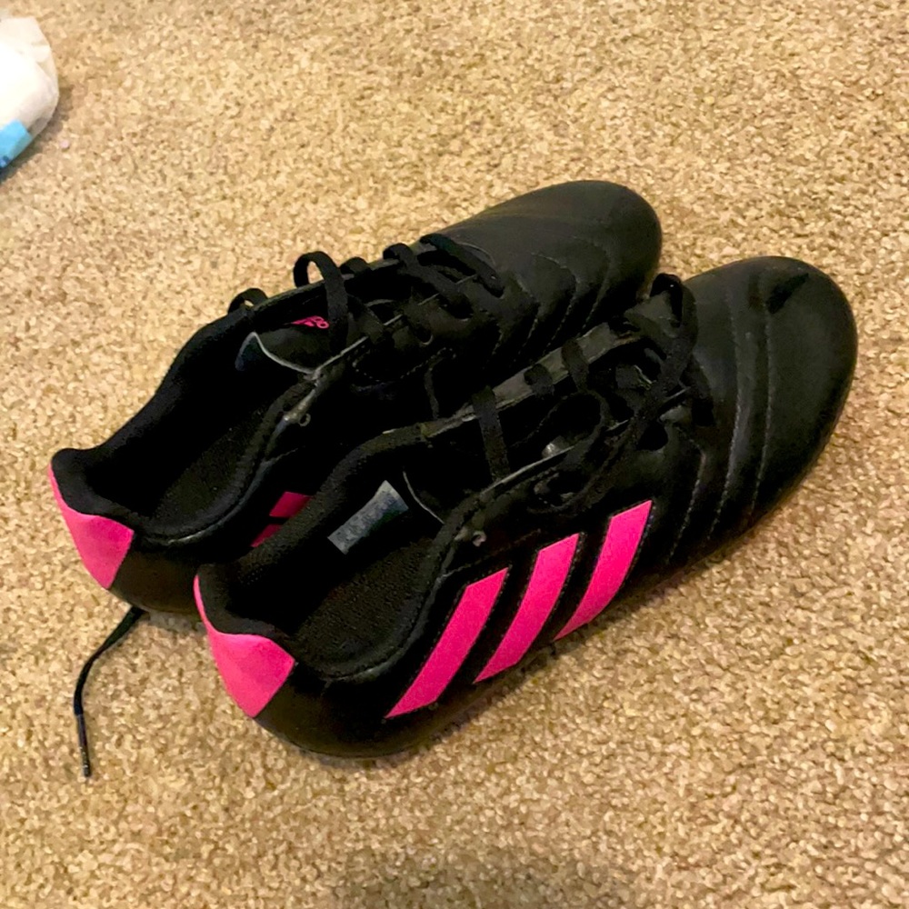 Girls soccer Adidas soccer cleats size 3